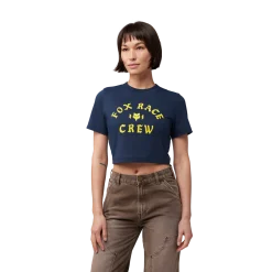 Cropped T-shirt Race Crew - Dames