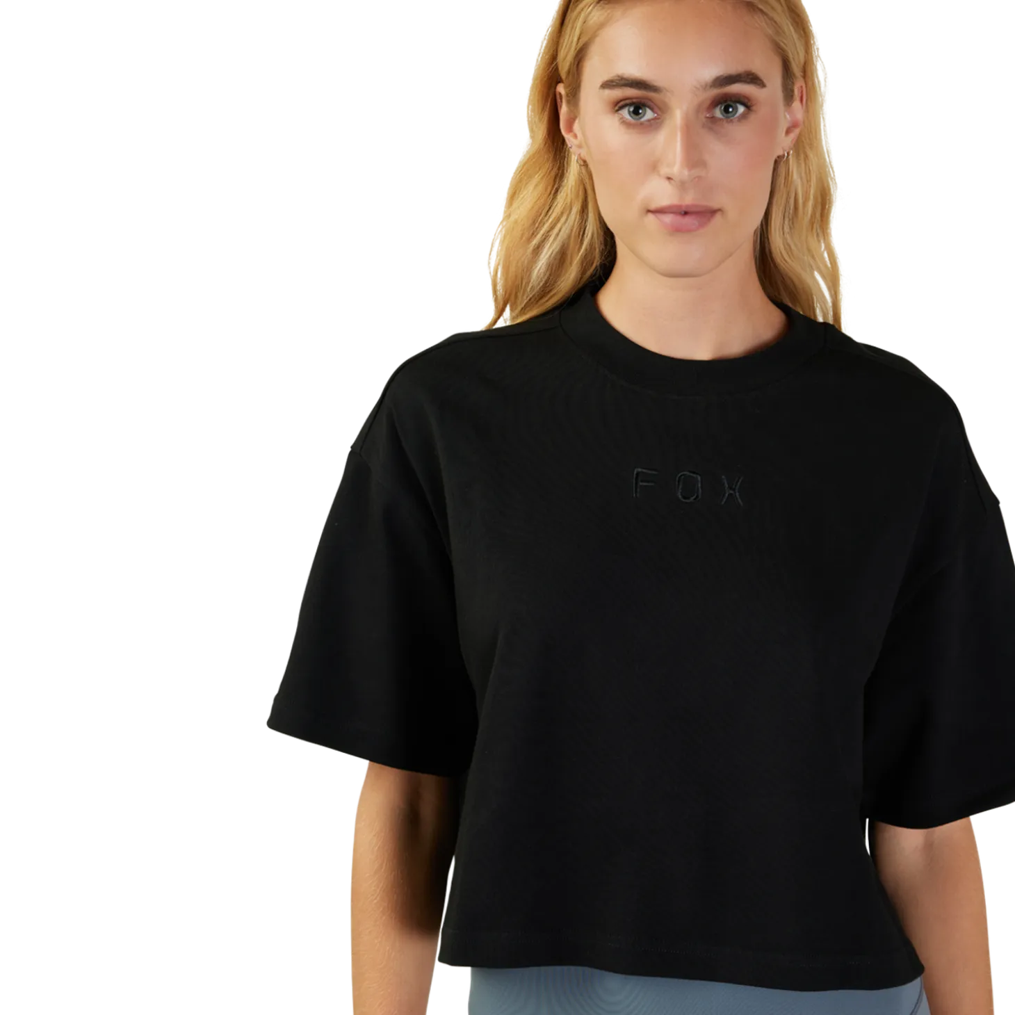 Dames-croptee Women's Wordmark Premium