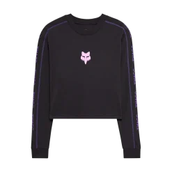 Dames Image Phantom Long Sleeve Crop Tee