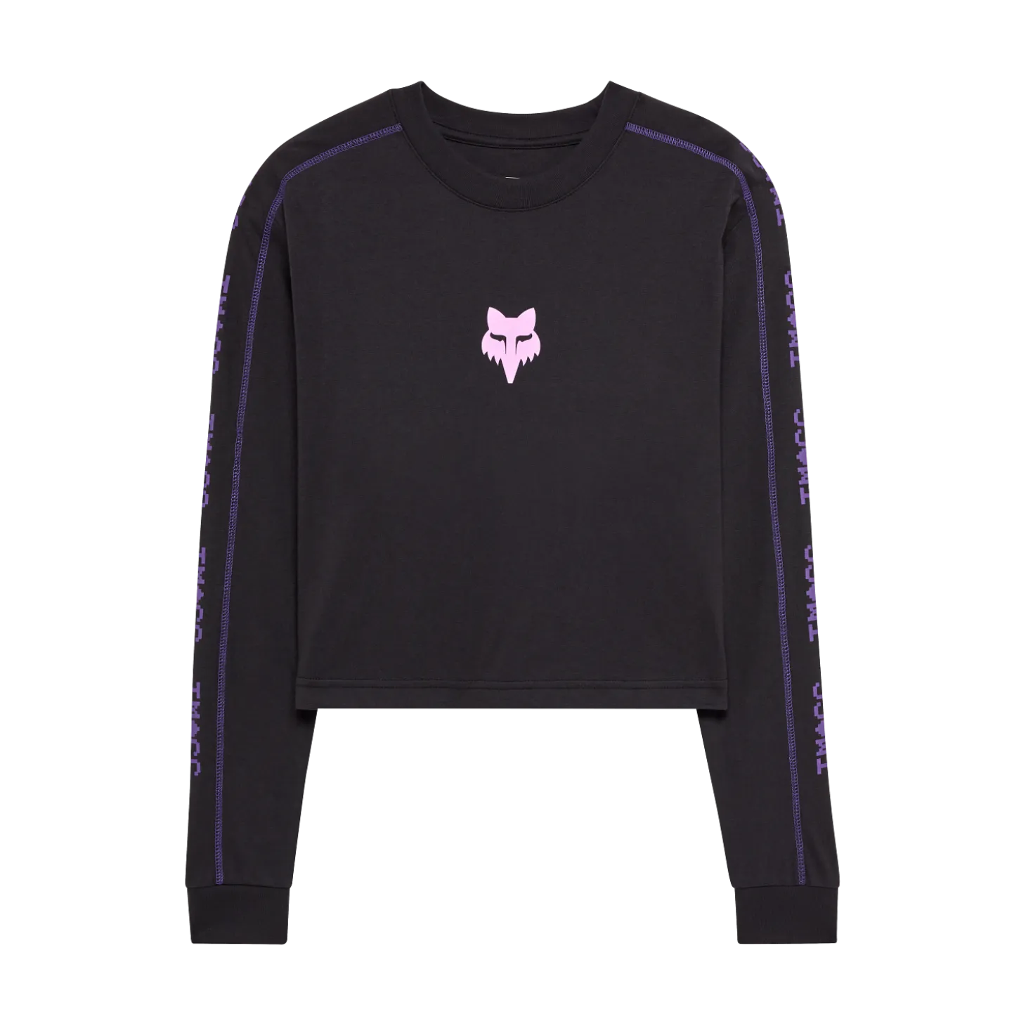 Dames Image Phantom Long Sleeve Crop Tee