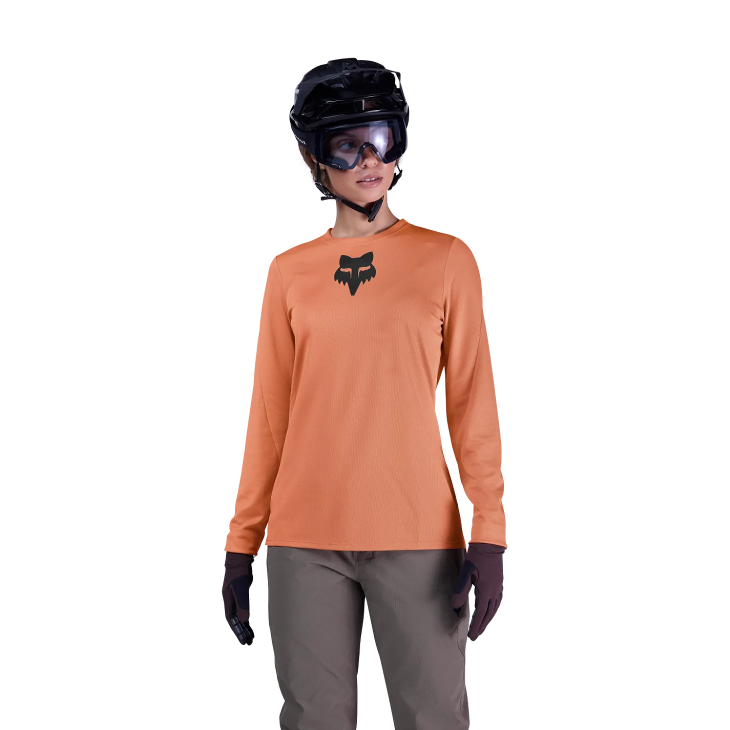 Dames Ranger Fox Head Long Sleeve Jersey
