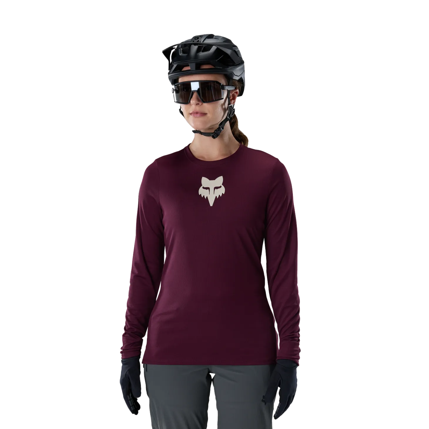 Dames Ranger Fox Head Long Sleeve Jersey