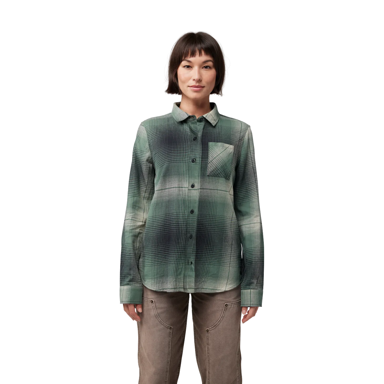 Flanelshirt Traildust - Dames