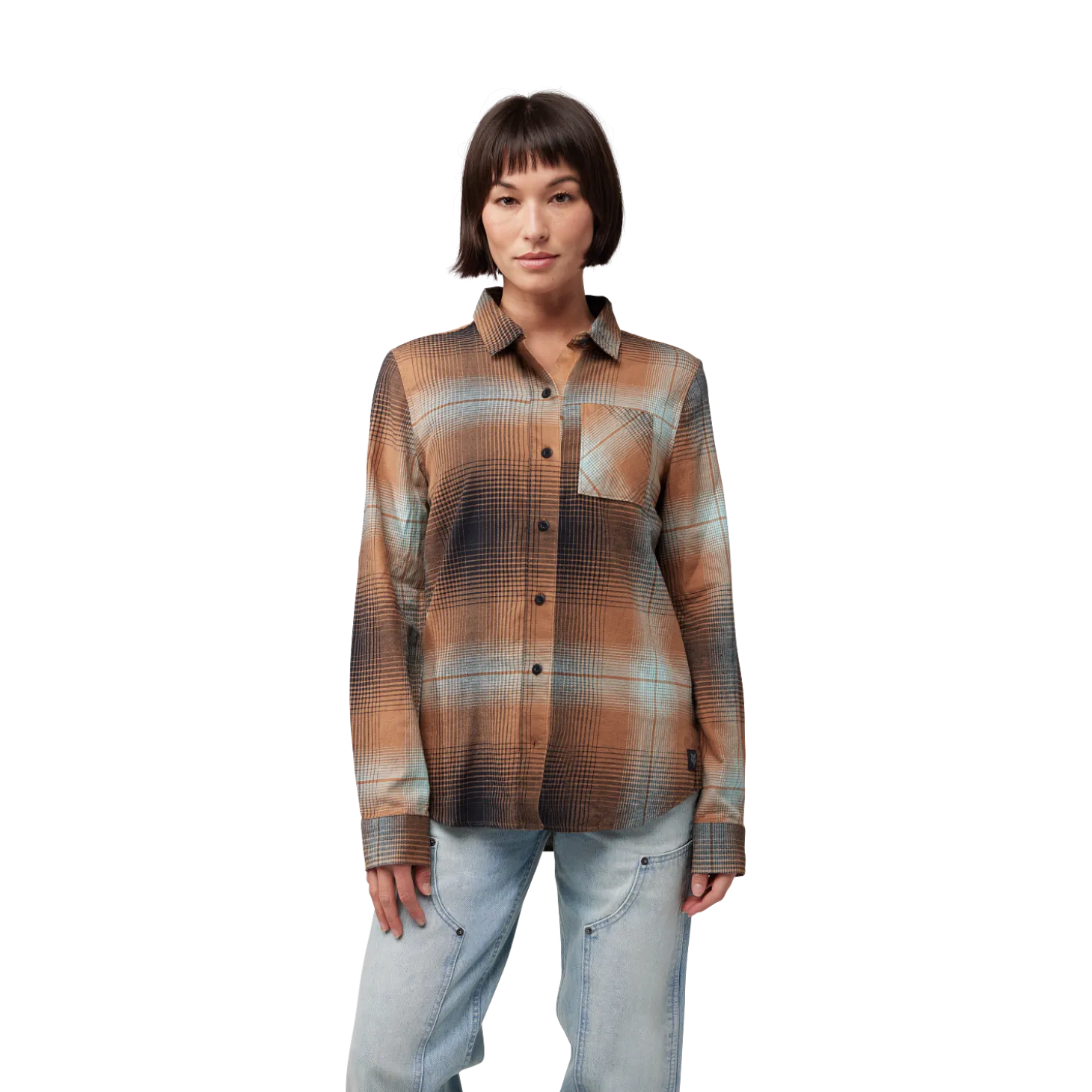 Flanelshirt Traildust - Dames
