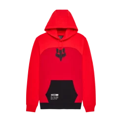Fracture Paneled Pullover Hoodie
