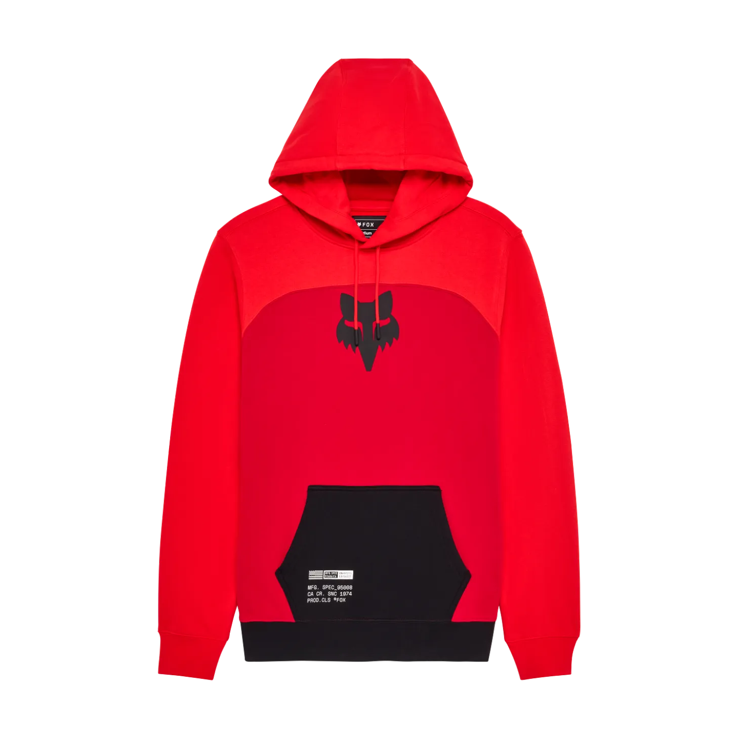 Fracture Paneled Pullover Hoodie