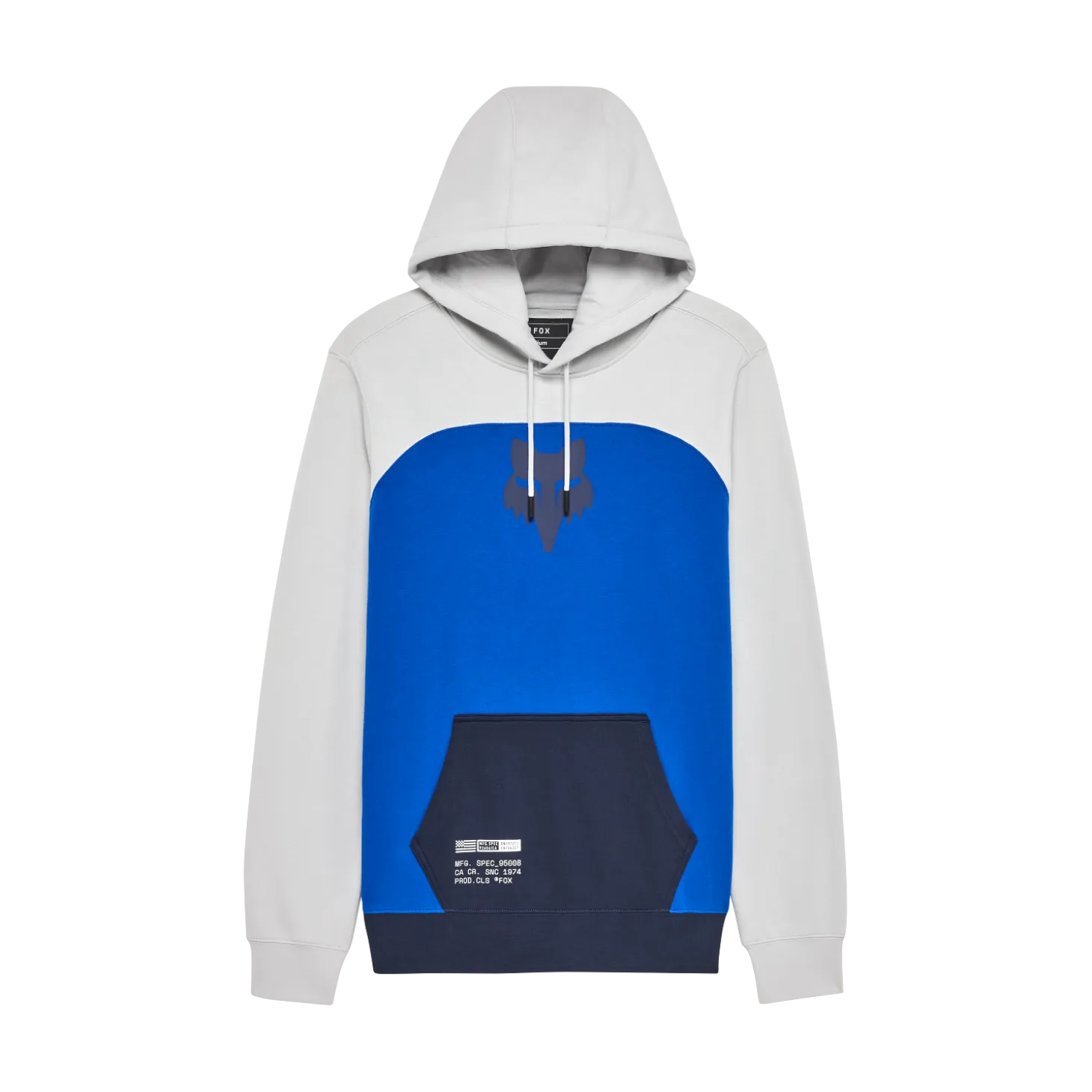 Fracture Paneled Pullover Hoodie