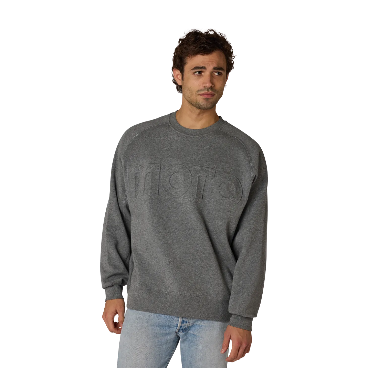 Moto-X Oversized Crew Sweatshirt