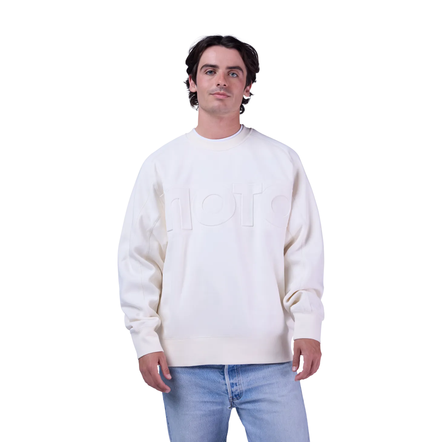 Moto-X Oversized Crew Sweatshirt