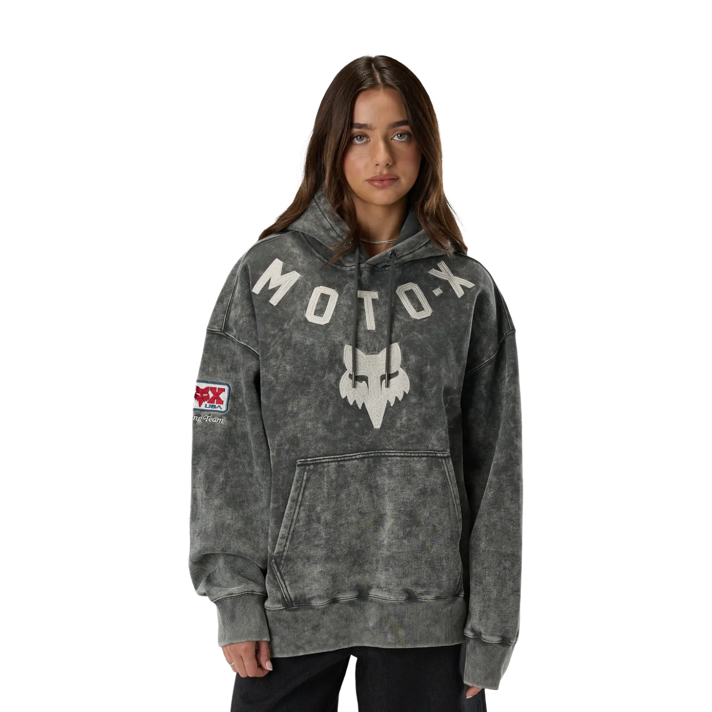 Moto-X Zware Fleece Trui Hoodie