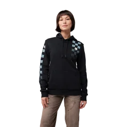 Pulloverhoodie Check It - Dames