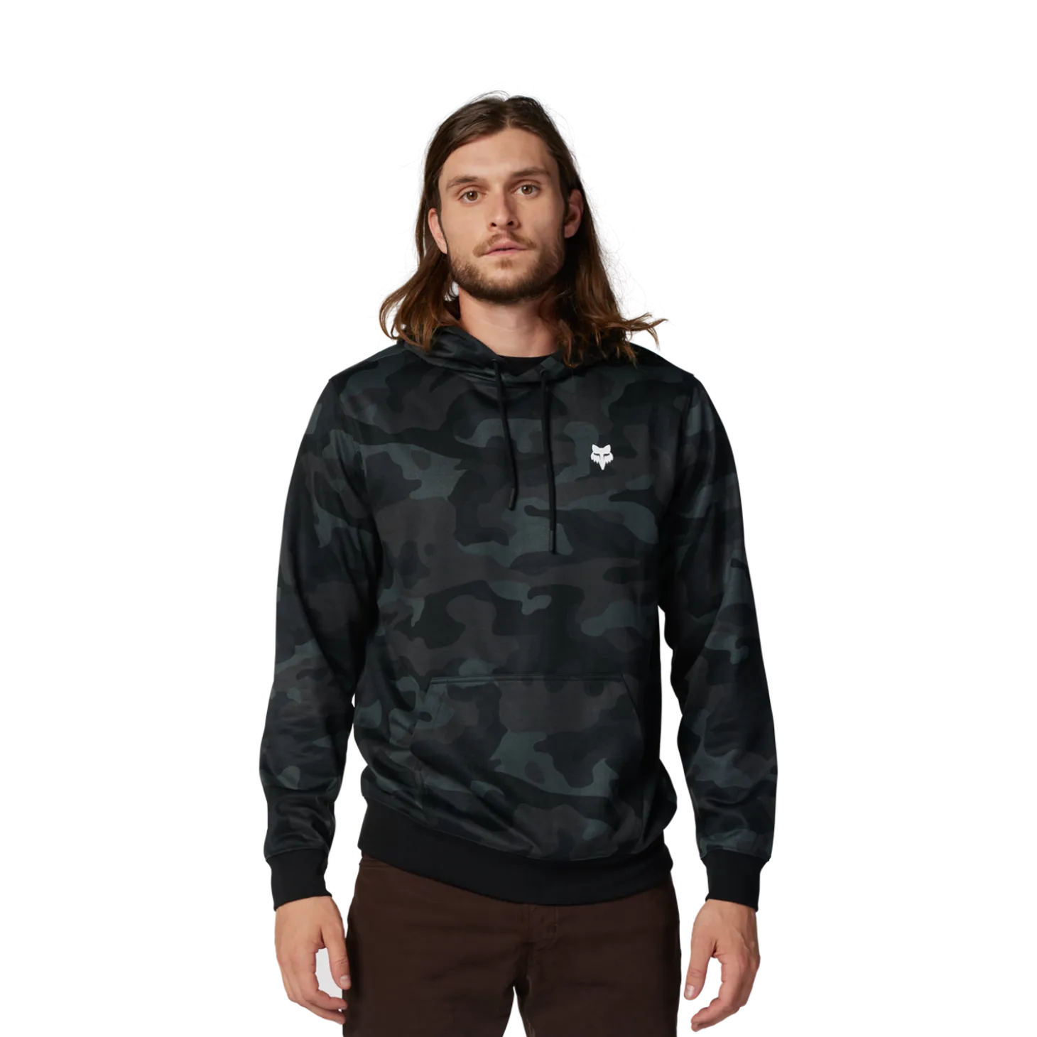 Pulloverhoodie Fox Head Camo