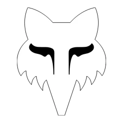 Sticker Fox Head 4 inch