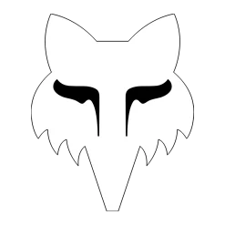 Sticker Fox Head 7 inch