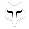 Sticker Fox Head 1,5 inch