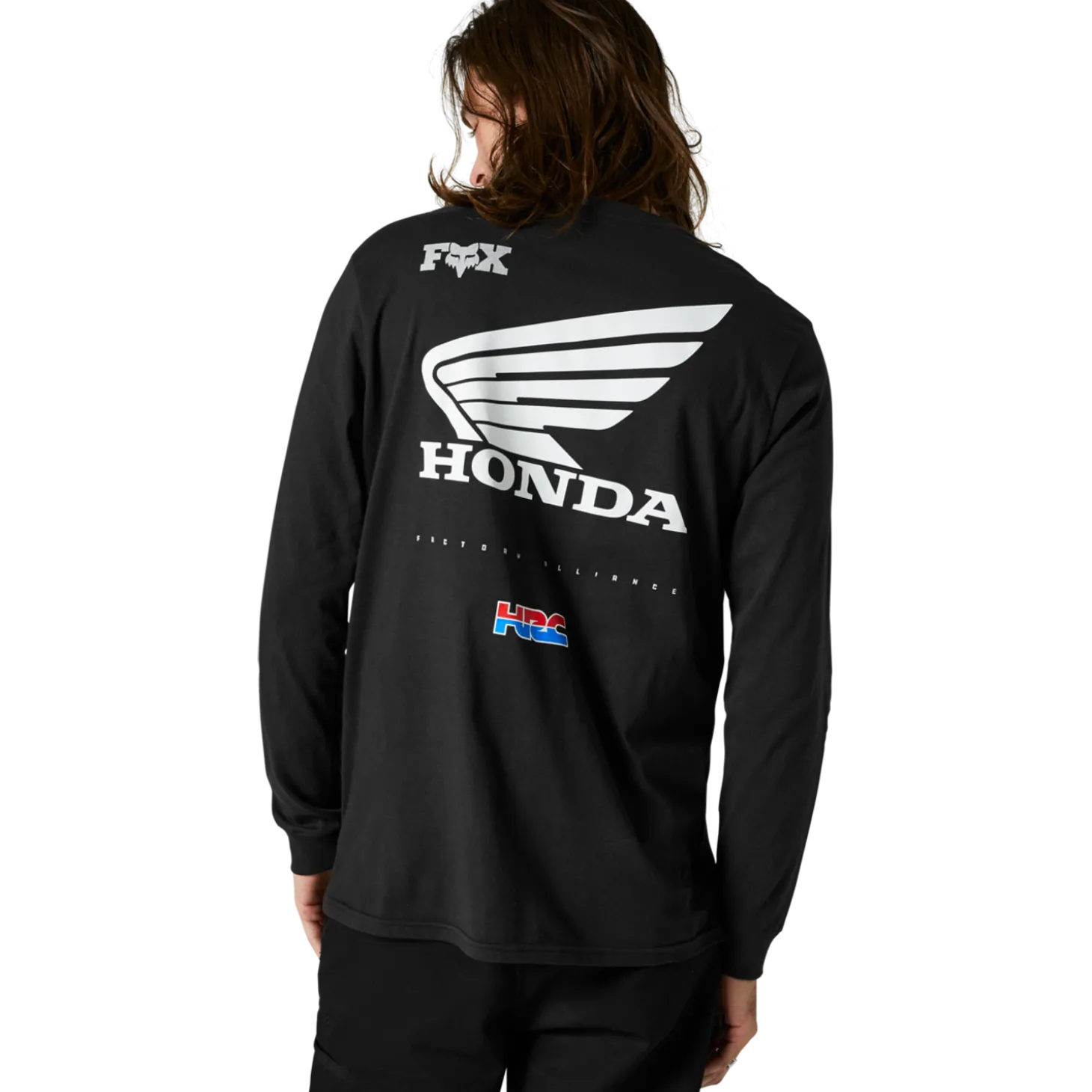T-SHIRT MET LANGE MOUW HONDA WING LONG SLEEVE PREMIUM
