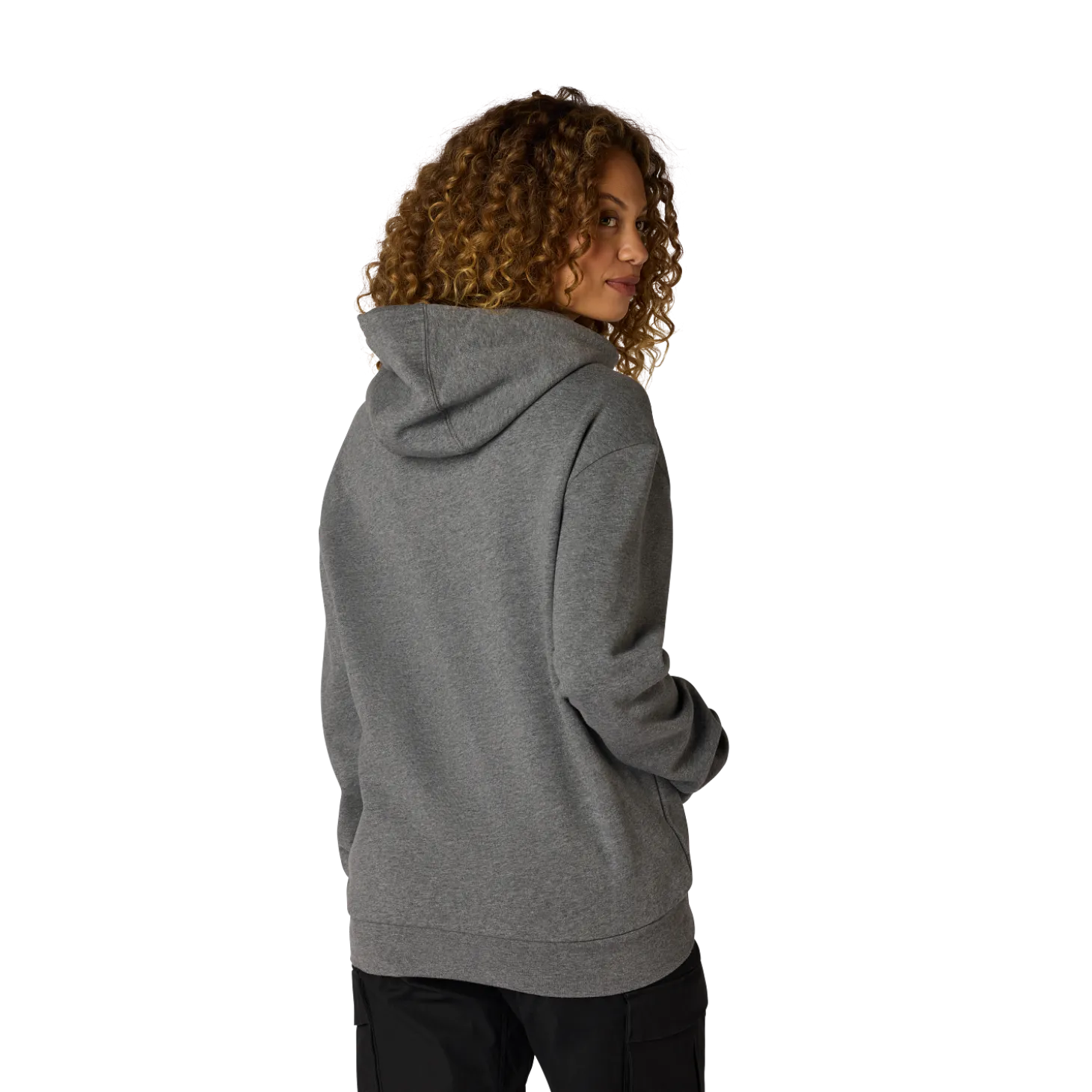 Womens Checker fleece pullover
