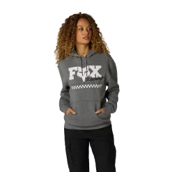 Womens Checker fleece pullover