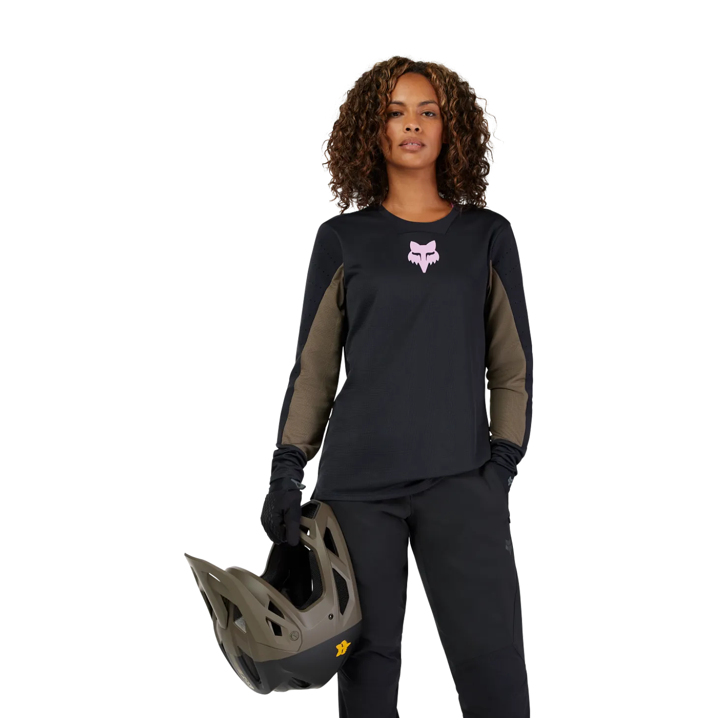 Womens Defend Park Long Sleeve Jersey