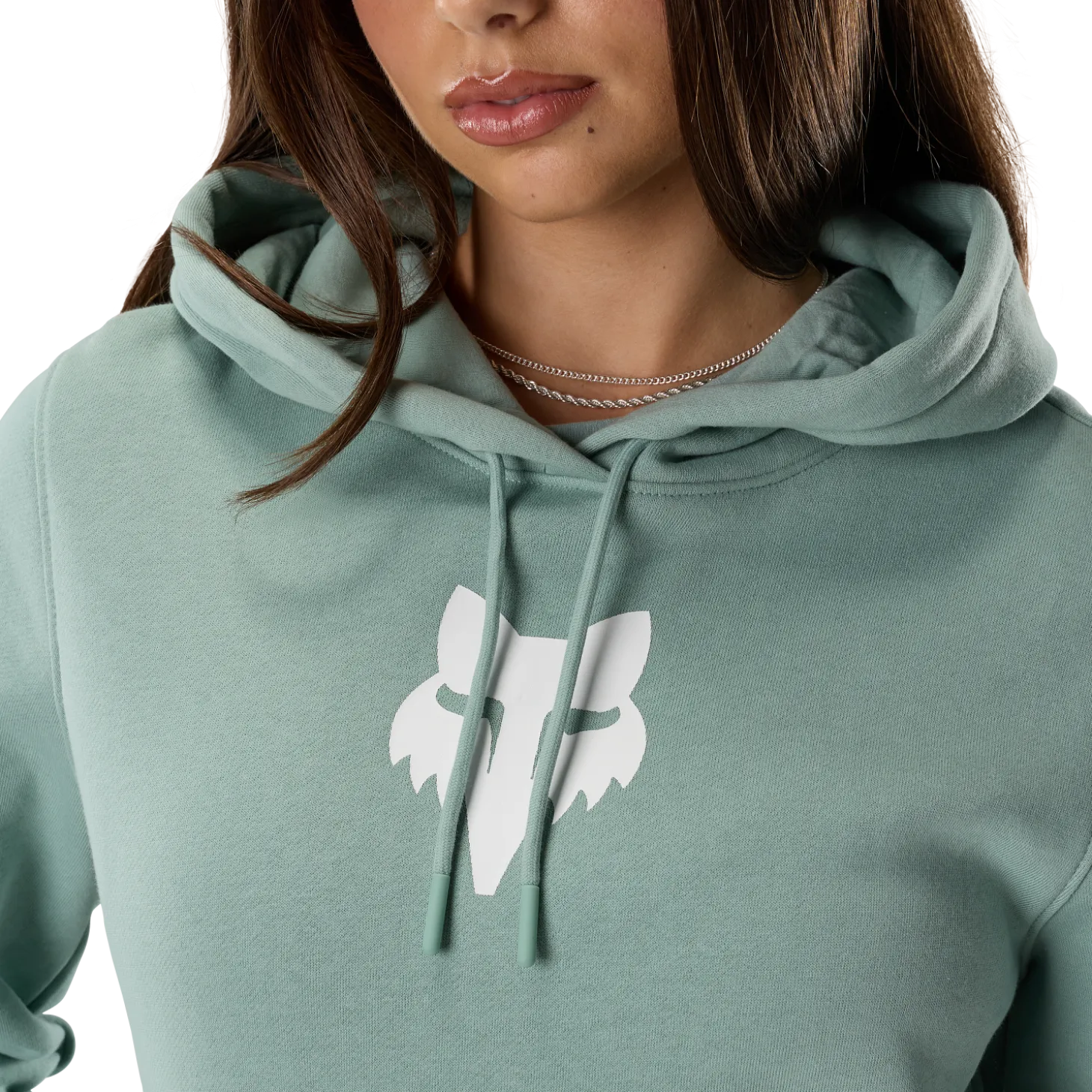 Women's F Head Fleece Pullover Hoodie