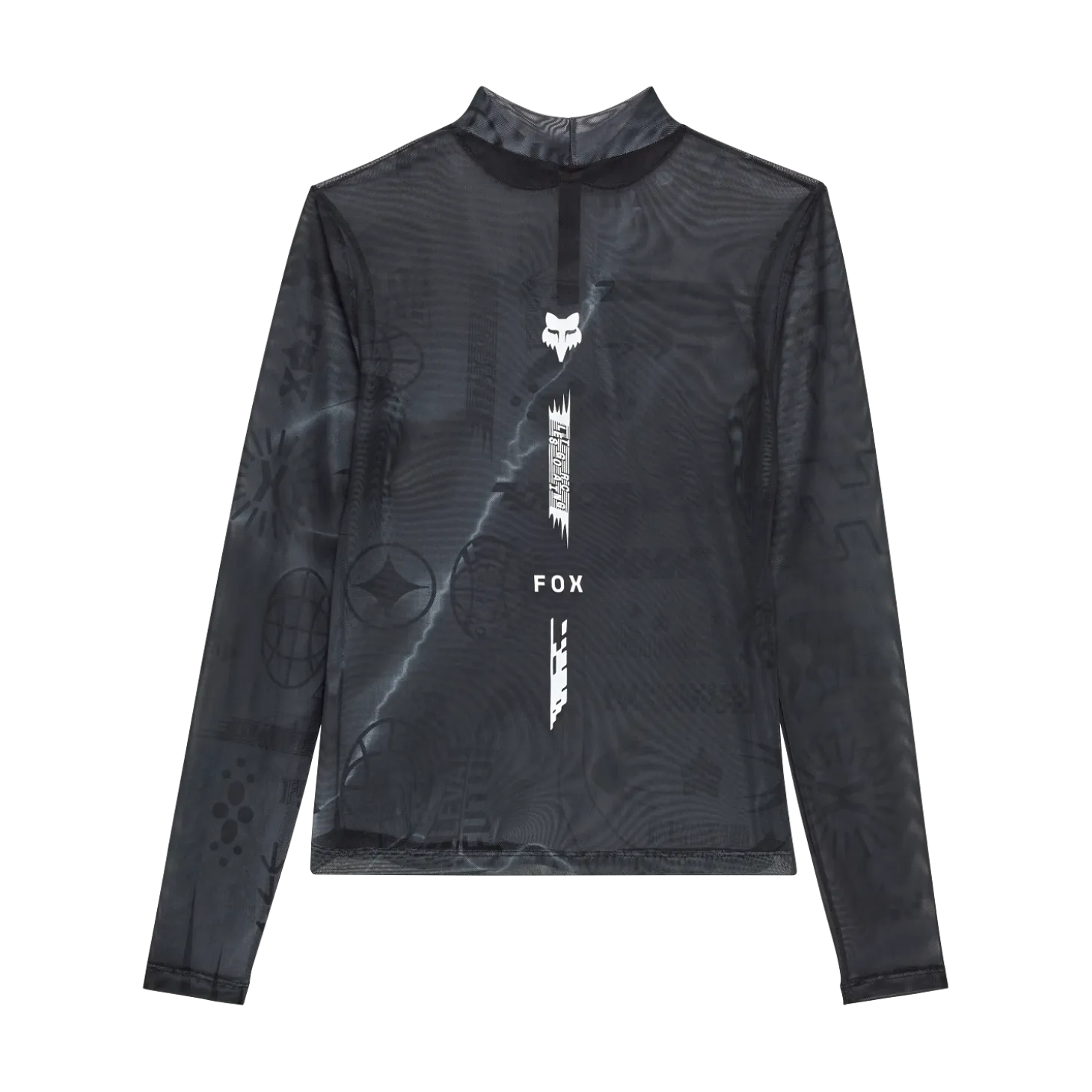 Womens Image Cosmo Mesh top met lange mouwen