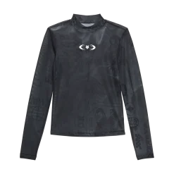 Womens Image Cosmo Mesh top met lange mouwen