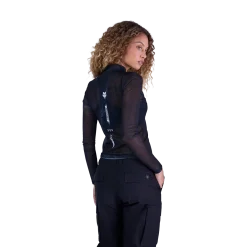 Womens Image Cosmo Mesh top met lange mouwen