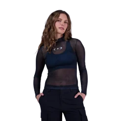 Womens Image Cosmo Mesh top met lange mouwen